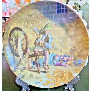 Charles Gehm Rumpelstilzchen Plate 8" Bradford 1981 Grimm's Fairy Tales MIB COA